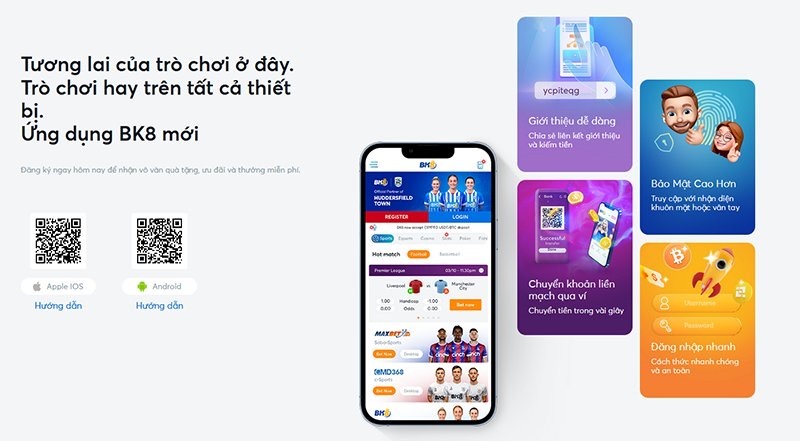 Link tải app BK8 chính chủ nhất hiện nay